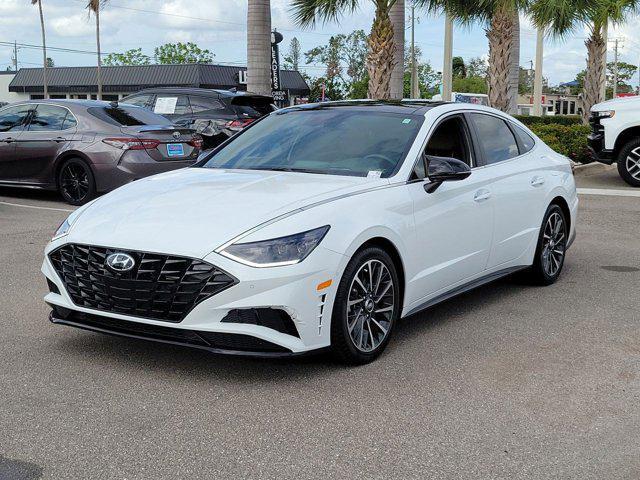 used 2021 Hyundai Sonata car, priced at $20,000