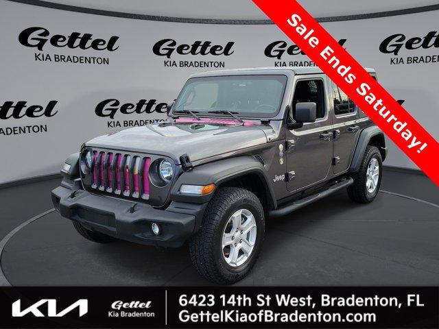 used 2021 Jeep Wrangler Unlimited car, priced at $24,000