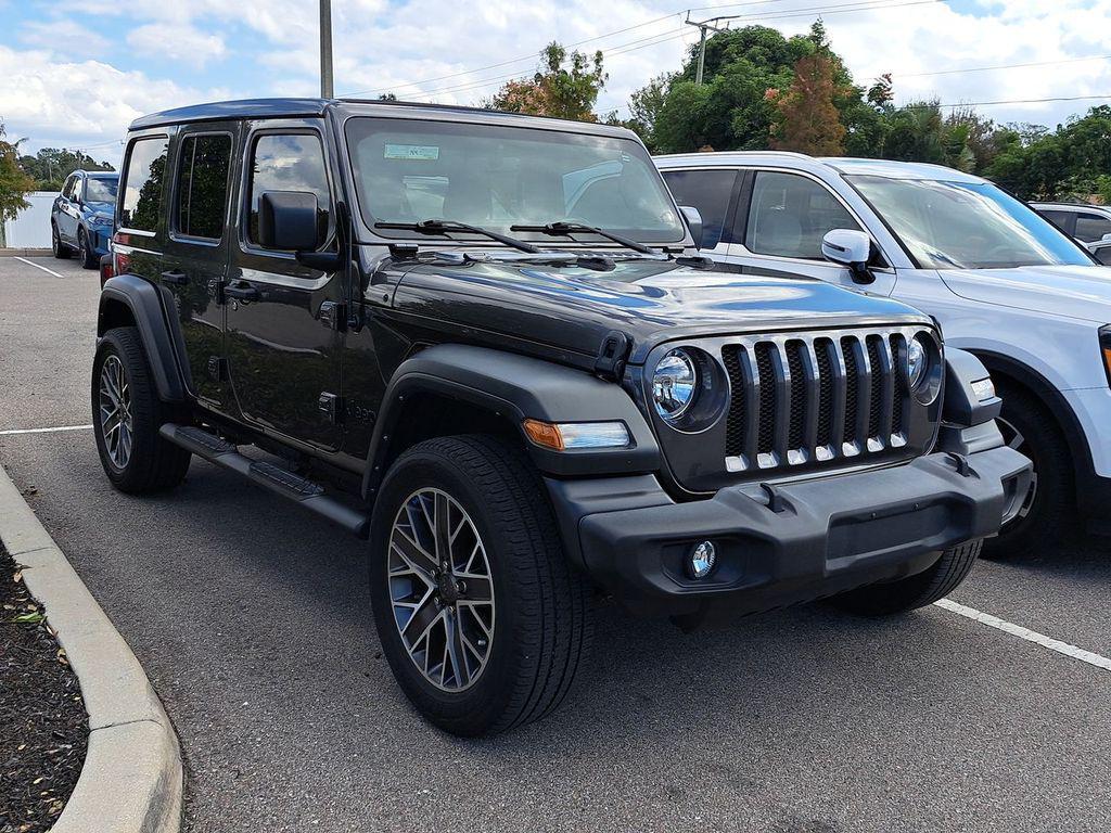 used 2022 Jeep Wrangler Unlimited car, priced at $26,652