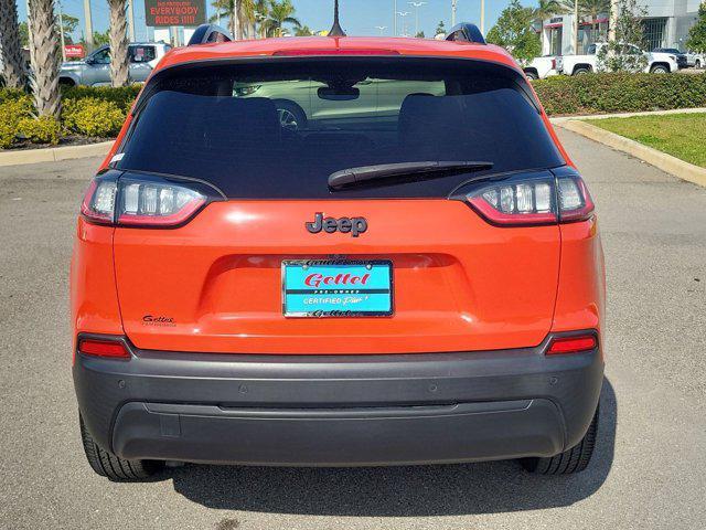 used 2021 Jeep Cherokee car, priced at $16,000