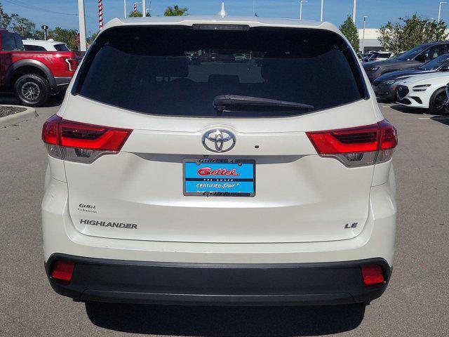 used 2019 Toyota Highlander car, priced at $26,500