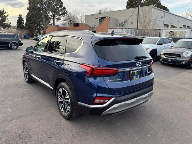 used 2019 Hyundai Santa Fe car, priced at $17,900