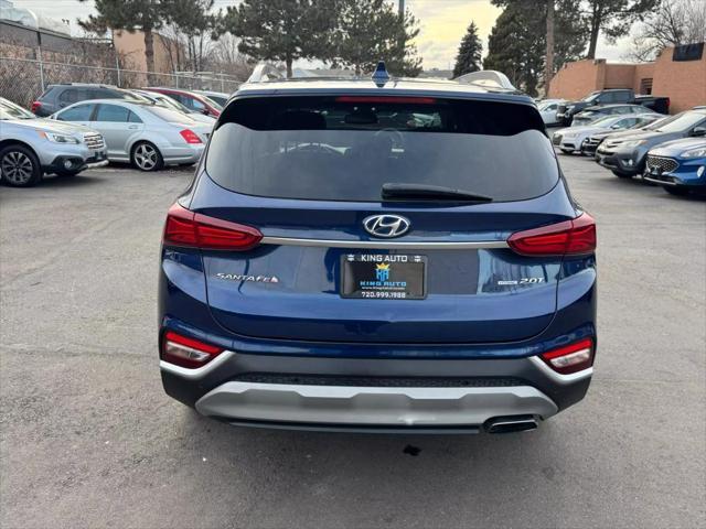 used 2019 Hyundai Santa Fe car, priced at $17,900