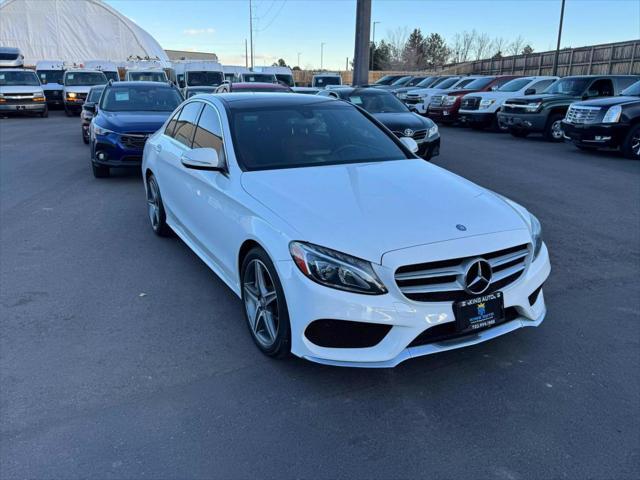 used 2015 Mercedes-Benz C-Class car, priced at $20,900