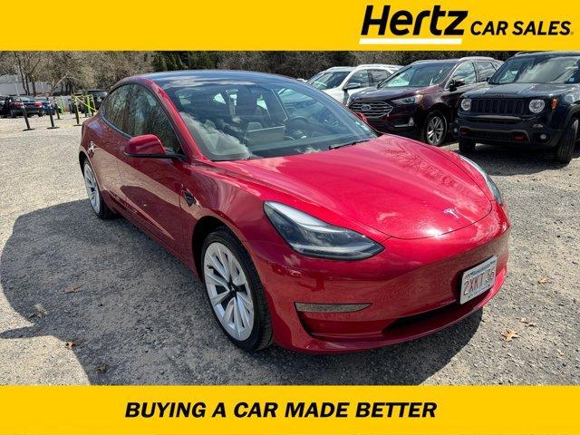 used 2022 Tesla Model 3 car, priced at $26,542