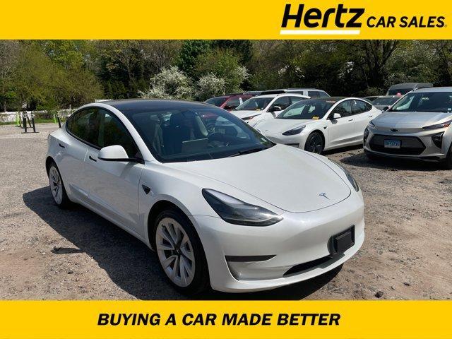 used 2023 Tesla Model 3 car, priced at $25,636