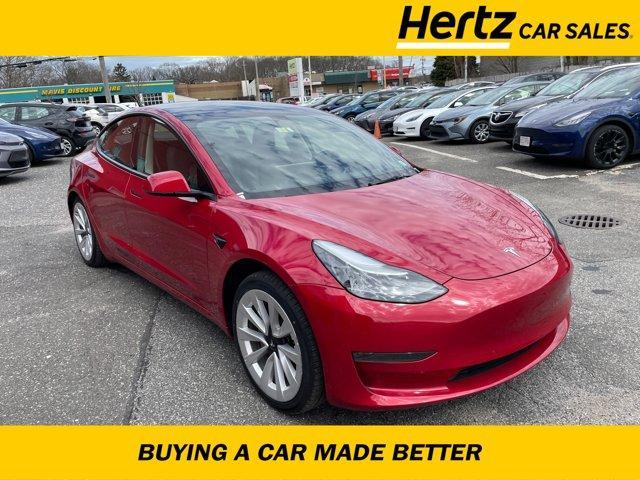 used 2022 Tesla Model 3 car, priced at $26,207