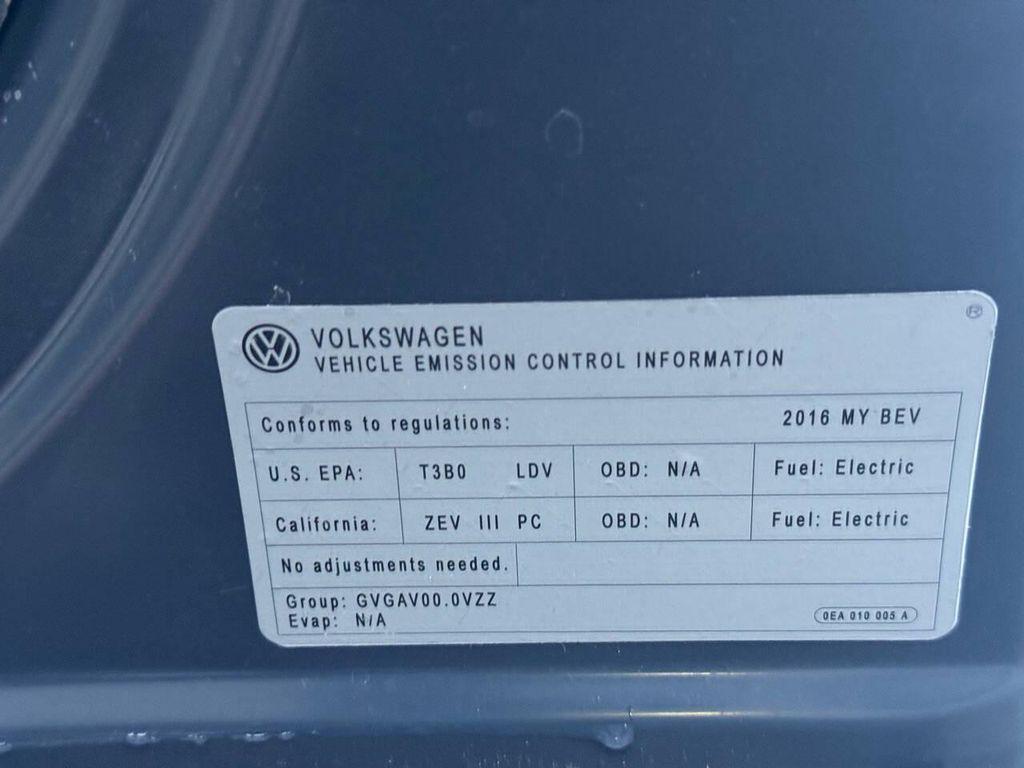 used 2016 Volkswagen e-Golf car, priced at $9,999