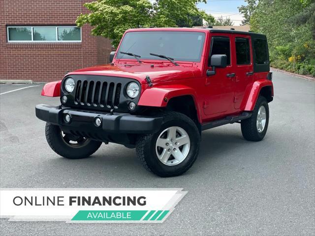 used 2014 Jeep Wrangler Unlimited car, priced at $15,999