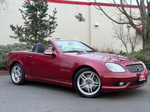 used 2002 Mercedes-Benz SLK-Class car, priced at $14,999