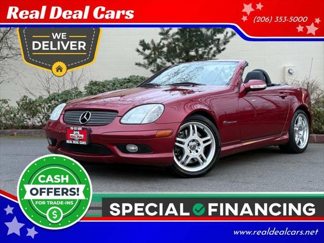 used 2002 Mercedes-Benz SLK-Class car, priced at $14,999