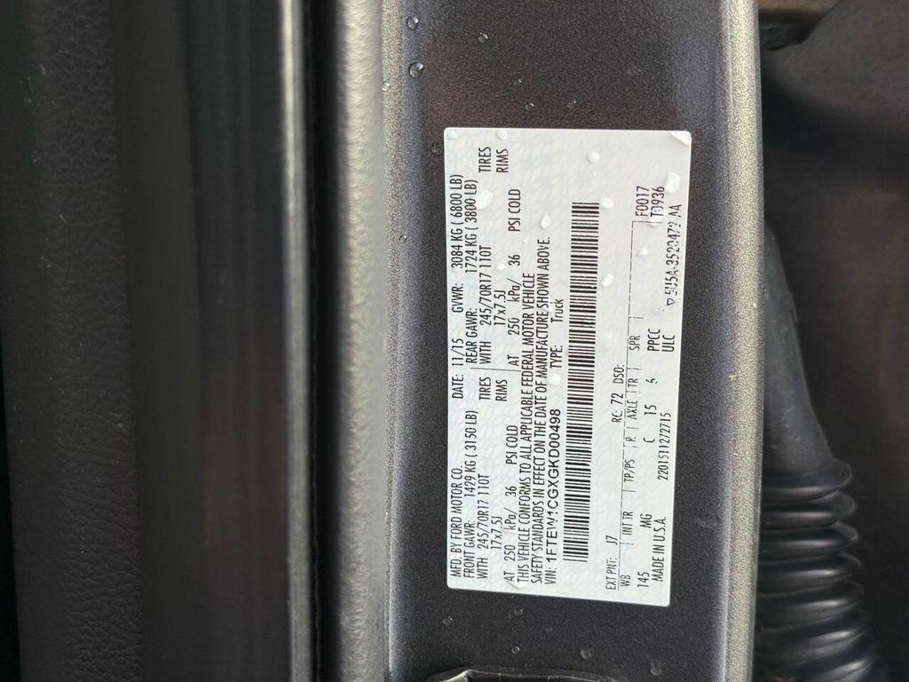 used 2016 Ford F-150 car, priced at $19,999