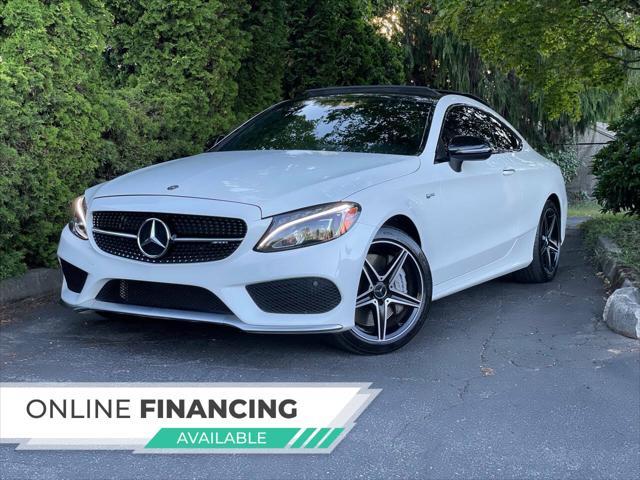 used 2018 Mercedes-Benz AMG C 43 car, priced at $32,999