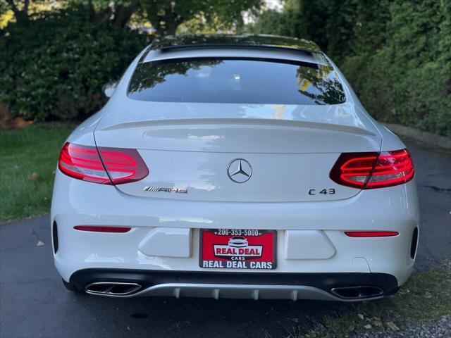 used 2018 Mercedes-Benz AMG C 43 car, priced at $32,999