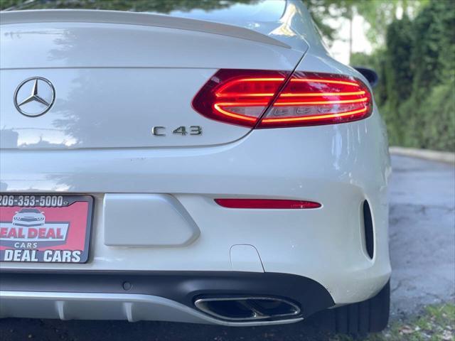 used 2018 Mercedes-Benz AMG C 43 car, priced at $32,999