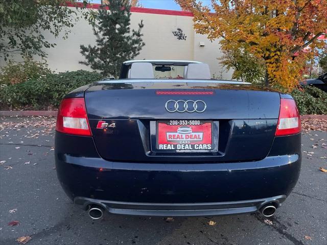 used 2005 Audi S4 car, priced at $10,999