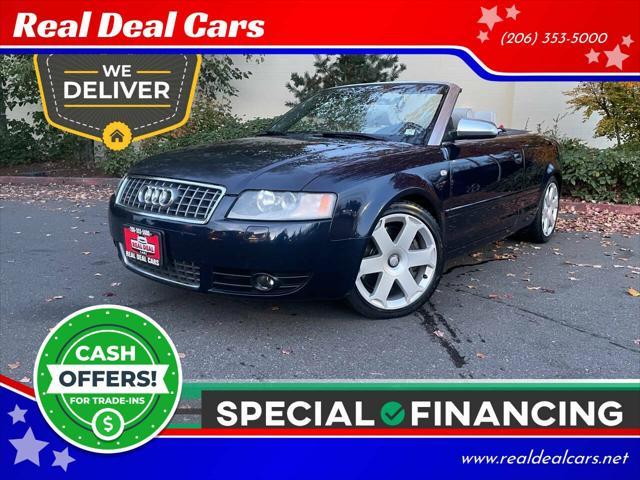 used 2005 Audi S4 car, priced at $10,999