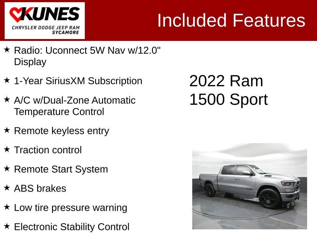 used 2022 Ram 1500 car, priced at $35,898