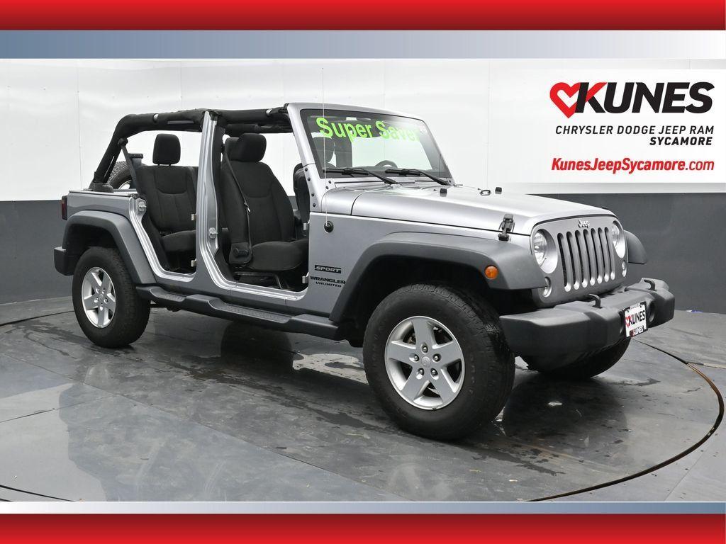 used 2015 Jeep Wrangler Unlimited car, priced at $11,187