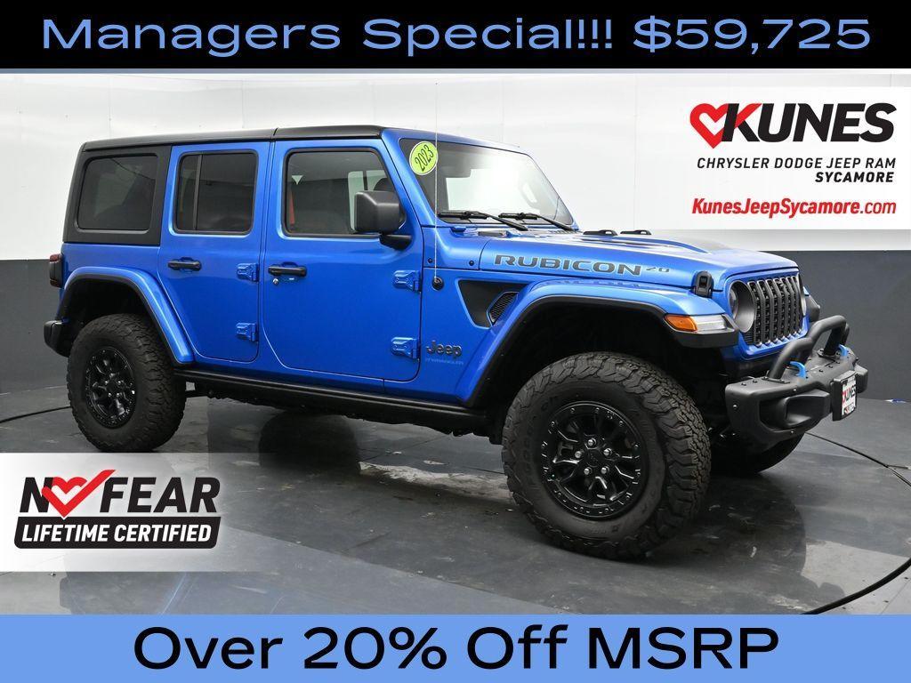 new 2023 Jeep Wrangler 4xe car, priced at $59,725