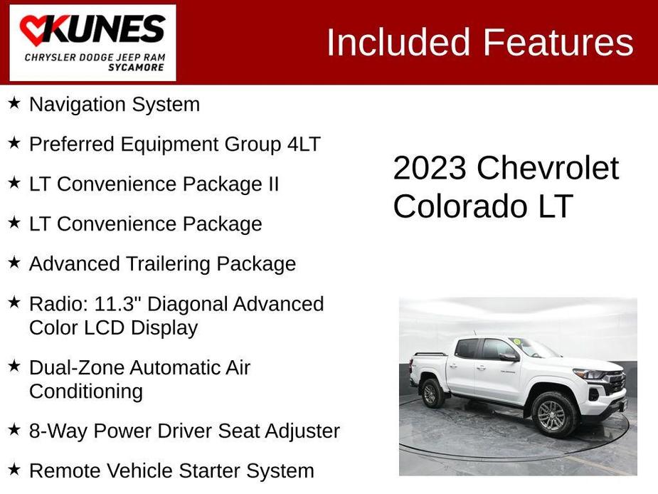 used 2023 Chevrolet Colorado car, priced at $35,997