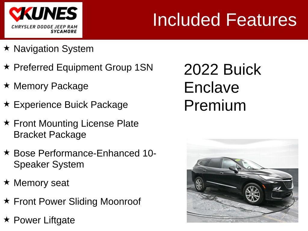 used 2022 Buick Enclave car, priced at $27,595