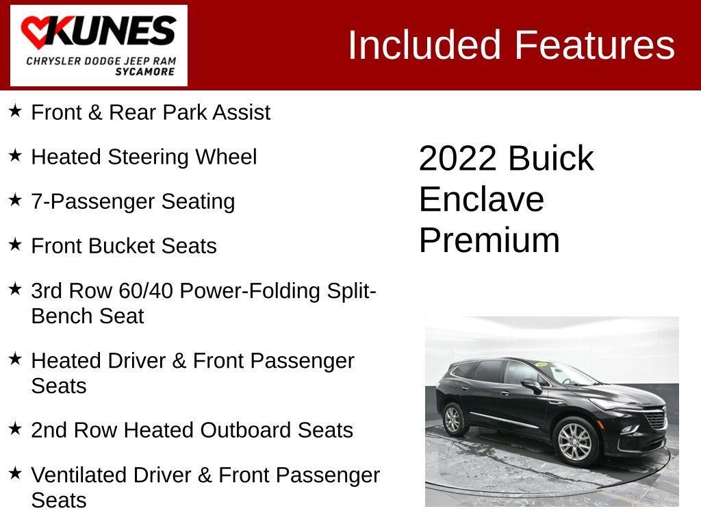 used 2022 Buick Enclave car, priced at $27,595