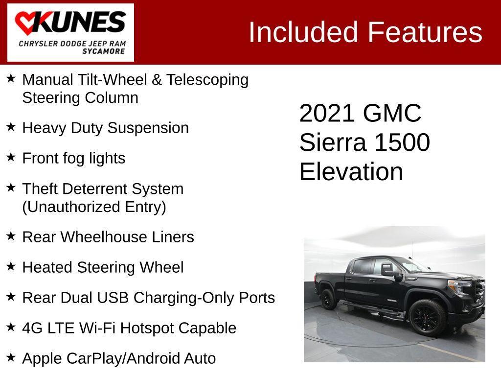 used 2021 GMC Sierra 1500 car, priced at $34,402