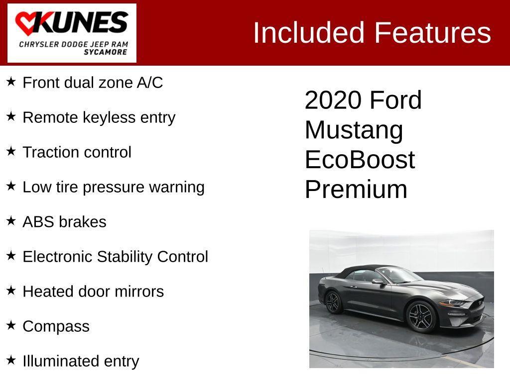 used 2020 Ford Mustang car, priced at $20,997