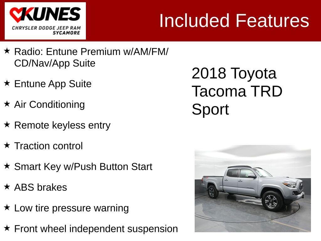 used 2018 Toyota Tacoma car, priced at $22,791