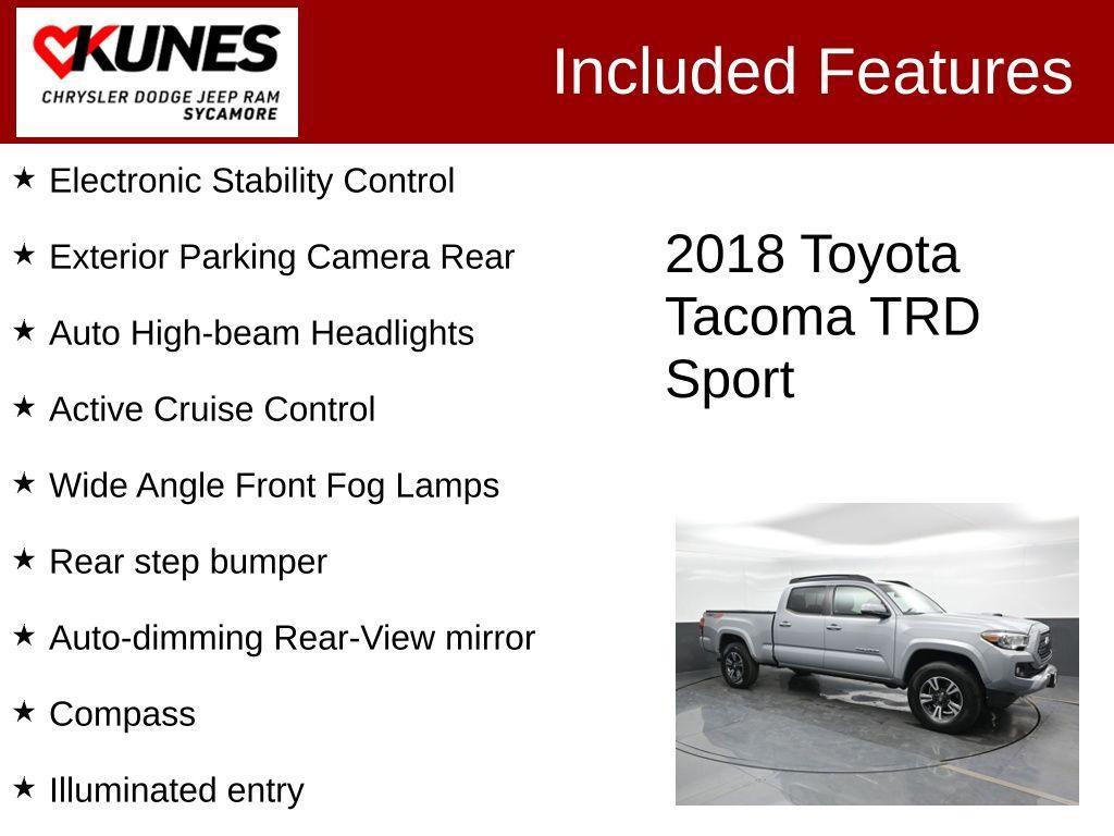 used 2018 Toyota Tacoma car, priced at $22,791