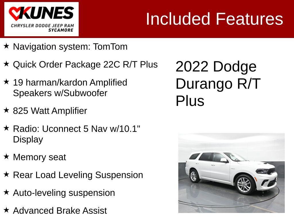 used 2022 Dodge Durango car, priced at $34,076