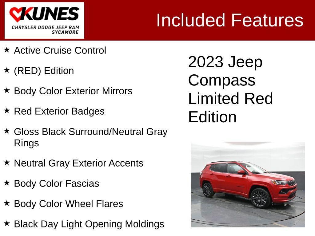 used 2023 Jeep Compass car, priced at $22,791