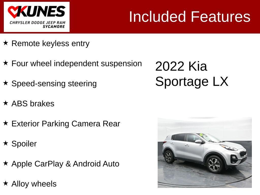 used 2022 Kia Sportage car, priced at $17,787