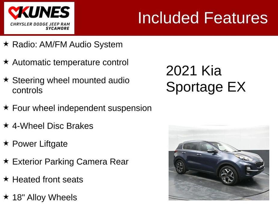 used 2021 Kia Sportage car, priced at $19,995