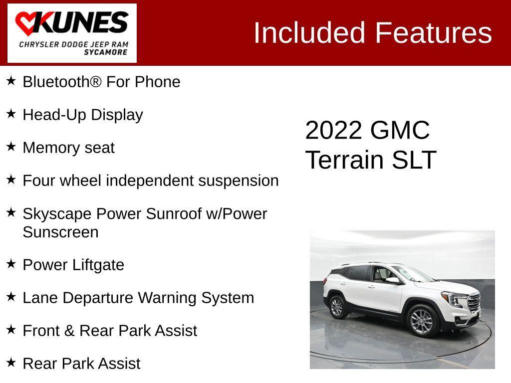 used 2022 GMC Terrain car, priced at $22,102