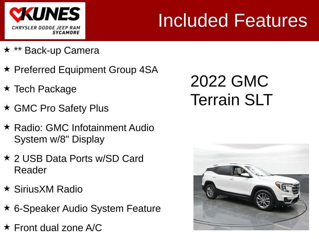 used 2022 GMC Terrain car, priced at $23,518