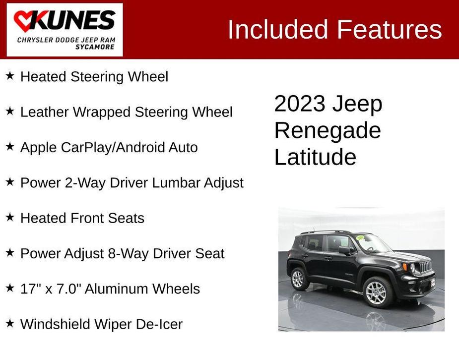 used 2023 Jeep Renegade car, priced at $22,550