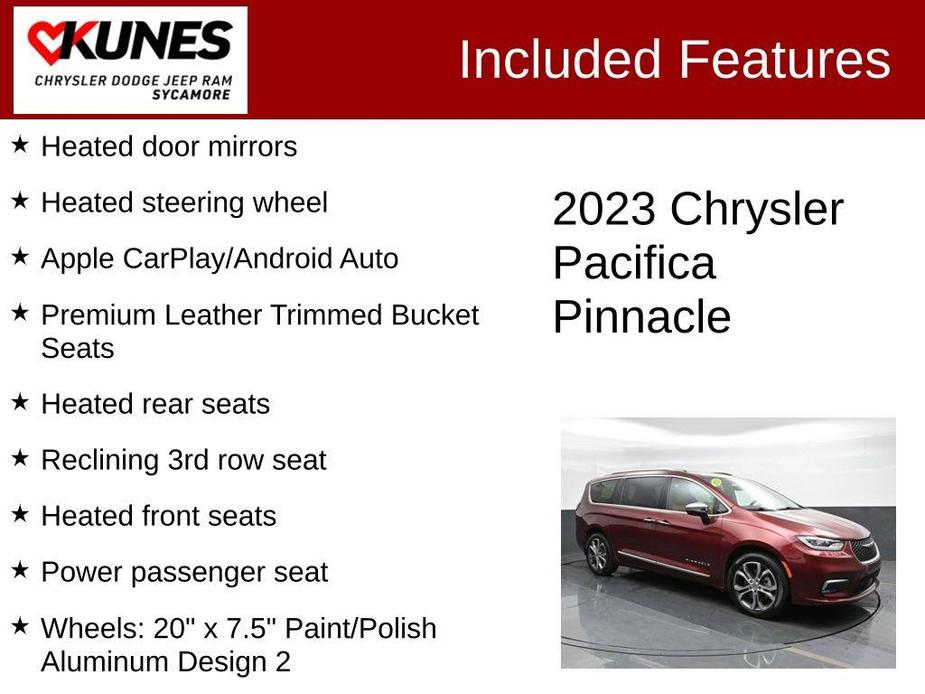 used 2023 Chrysler Pacifica car, priced at $46,997