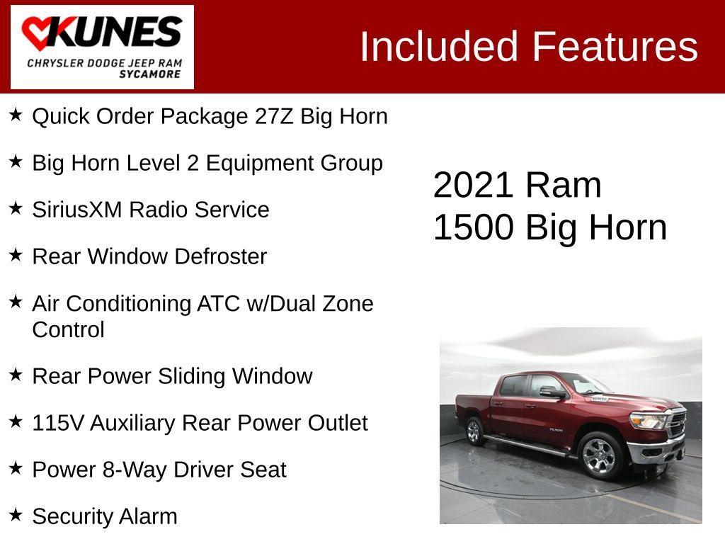 used 2021 Ram 1500 car, priced at $33,254