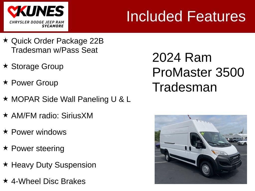 used 2024 Ram ProMaster 3500 car, priced at $49,191