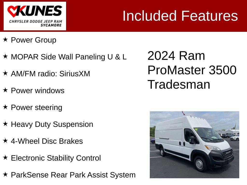used 2024 Ram ProMaster 3500 car, priced at $44,526