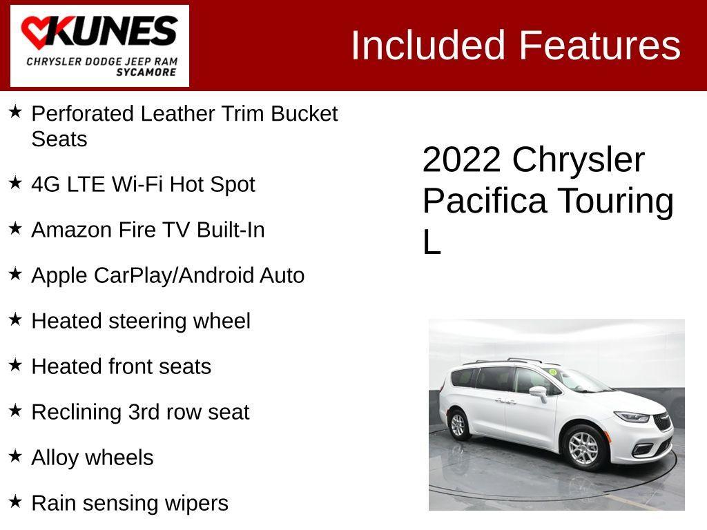 used 2022 Chrysler Pacifica car, priced at $23,997