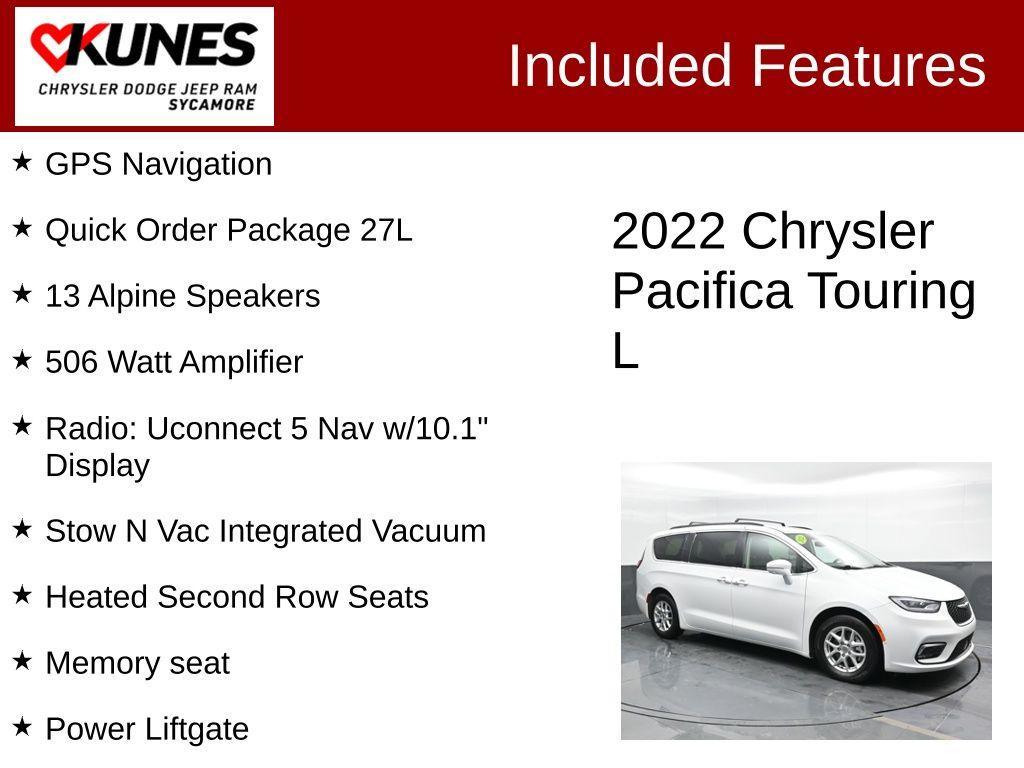 used 2022 Chrysler Pacifica car, priced at $23,997