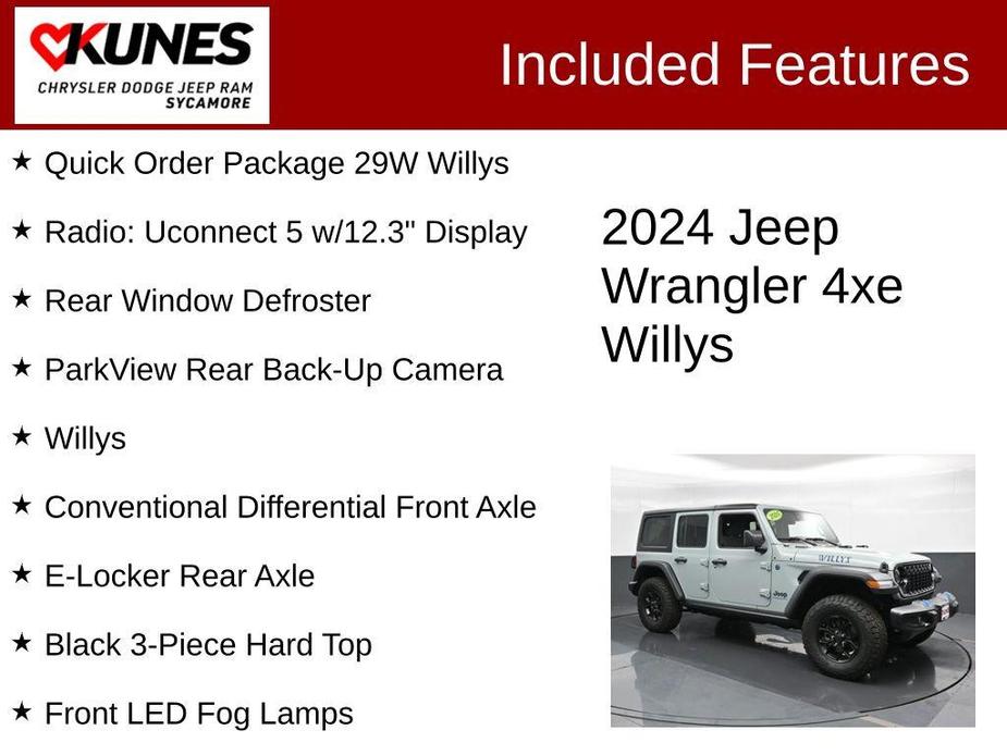 used 2024 Jeep Wrangler 4xe car, priced at $45,889