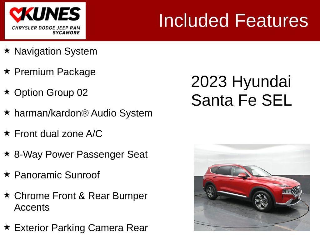 used 2023 Hyundai Santa Fe car, priced at $21,951