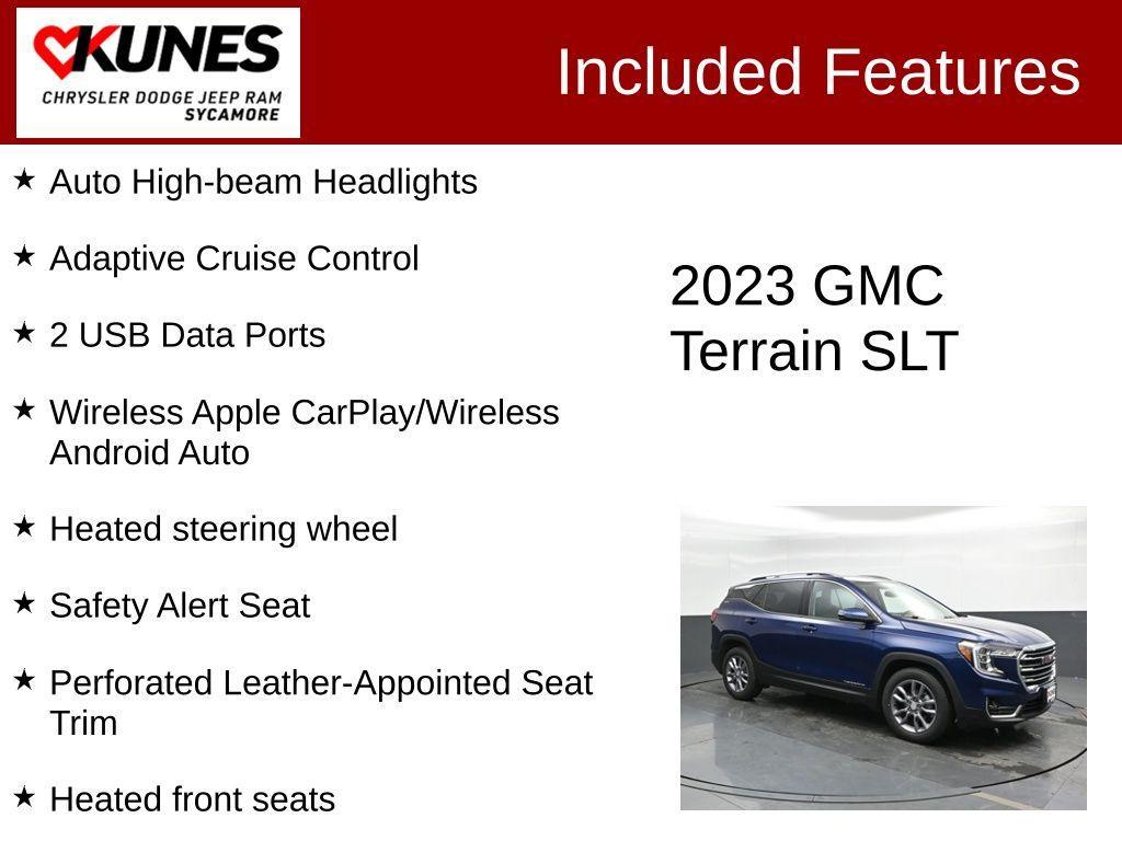 used 2023 GMC Terrain car, priced at $21,725