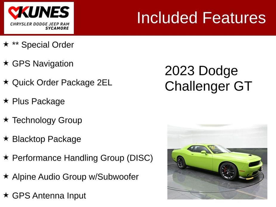 new 2023 Dodge Challenger car, priced at $36,850