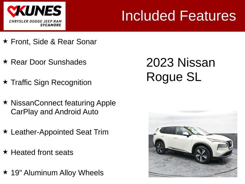 used 2023 Nissan Rogue car, priced at $22,455