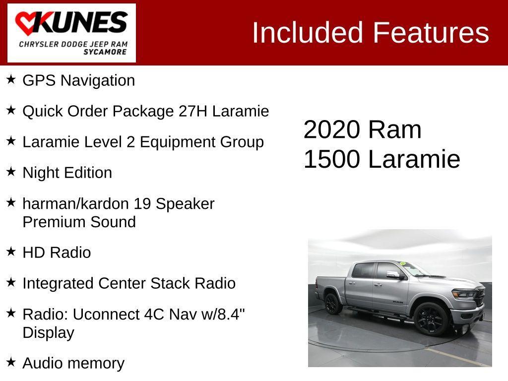 used 2020 Ram 1500 car, priced at $33,954